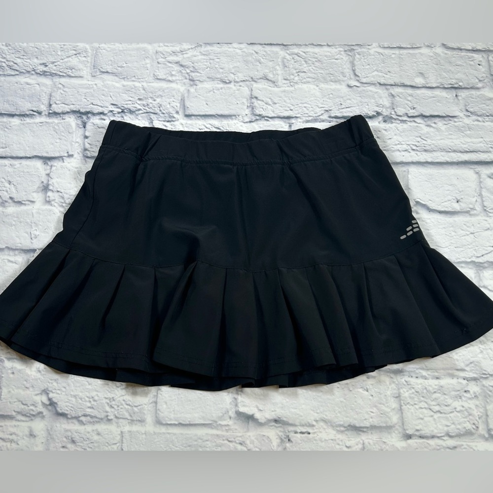 BCG Black Skater Mini Skirt with Pleats